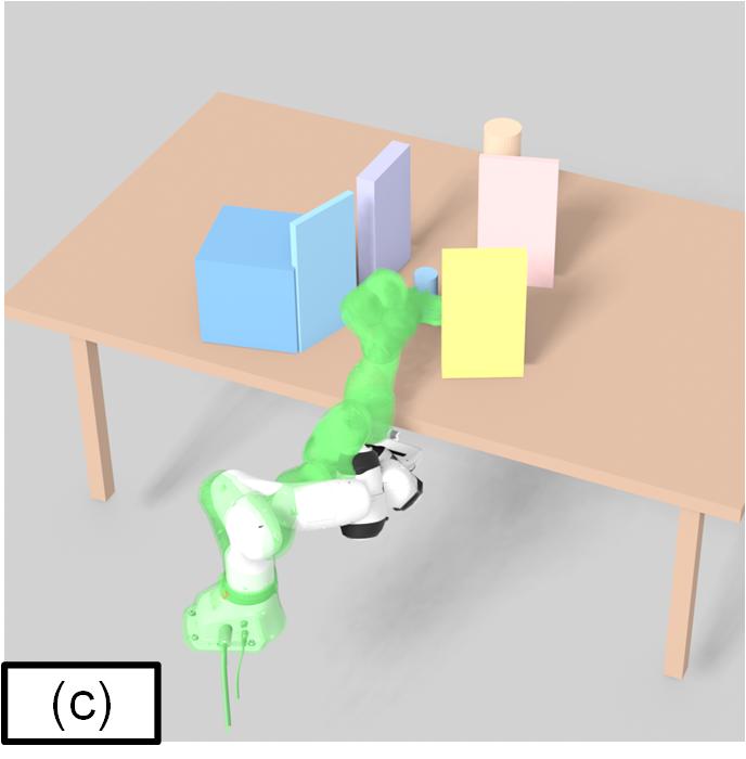 Single-arm Table Under Pick scenario